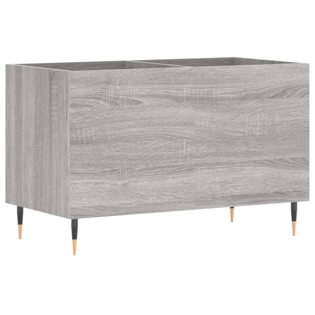 Mobile Porta Dischi Grigio Sonoma 74,5x38x48 Legno Multistrato