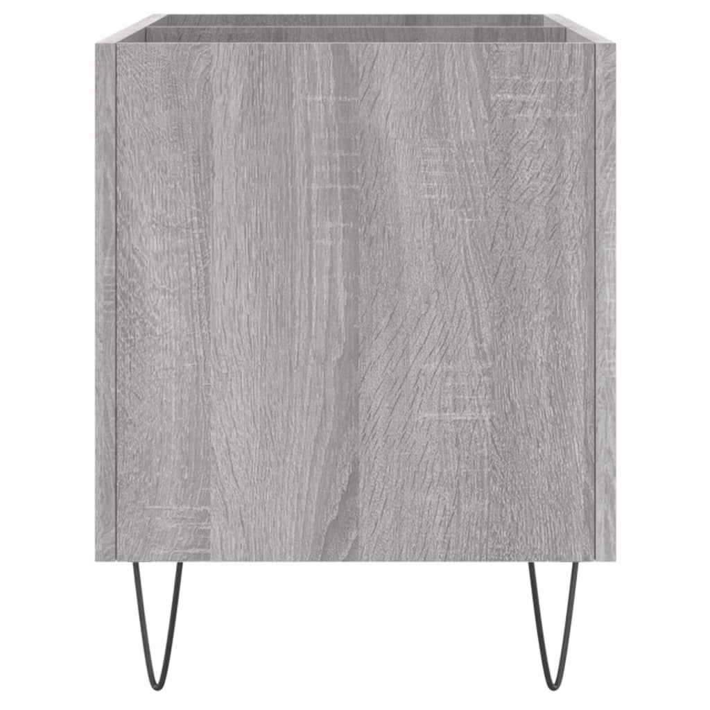 Mobile Porta Dischi Grigio Sonoma 74,5x38x48 Legno Multistrato