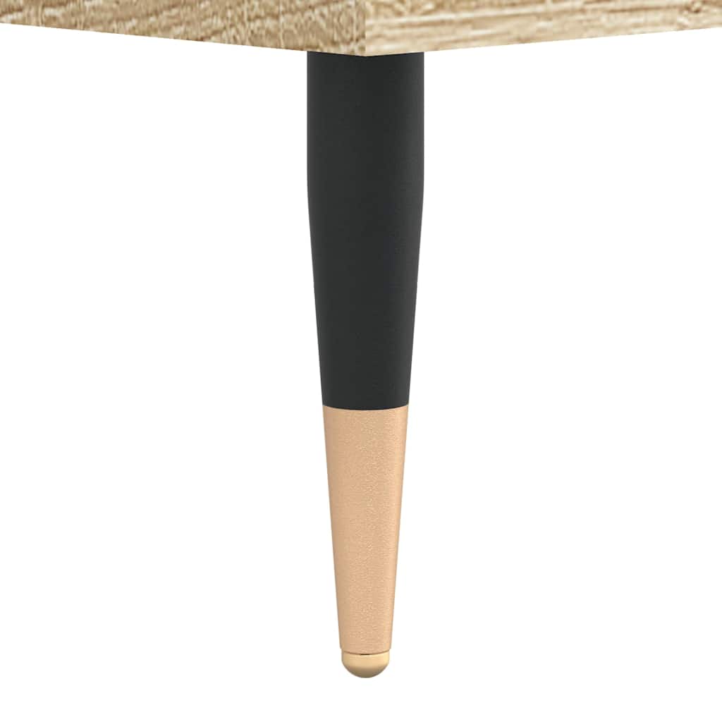 Mobile Porta Dischi Rovere Sonoma 100x38x48cm Legno Multistrato