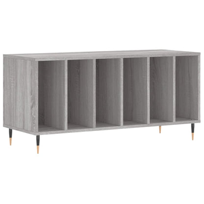 Mobile Porta Dischi Grigio Sonoma 100x38x48cm Legno Multistrato - homemem39