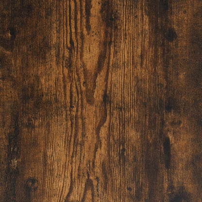 Smoked Oak Record Holder 100x38x48 cm Multilayer Wood