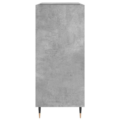 Mobile Porta Dischi Grigio Cemento 84,5x38x89 Legno Multistrato - homemem39