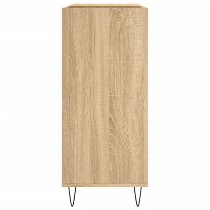 Mobile Porta Dischi Rovere Sonoma 84,5x38x89 Legno Multistrato