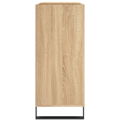 Mobile Porta Dischi Rovere Sonoma 84,5x38x89 Legno Multistrato