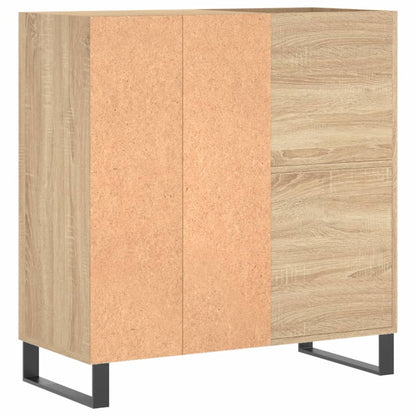 Mobile Porta Dischi Rovere Sonoma 84,5x38x89 Legno Multistrato