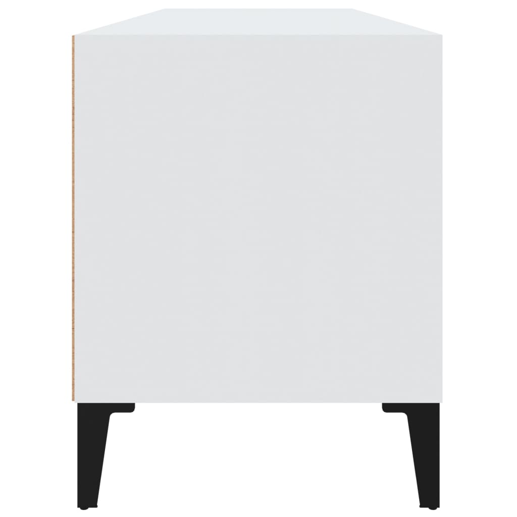 Mobile Porta TV Bianco 100x34,5x44,5 cm in Legno Multistrato - homemem39