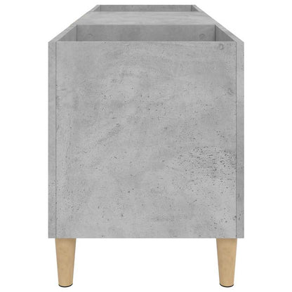 Mobile Porta Dischi Grigio Cemento 121x38x48 Legno Multistrato - homemem39