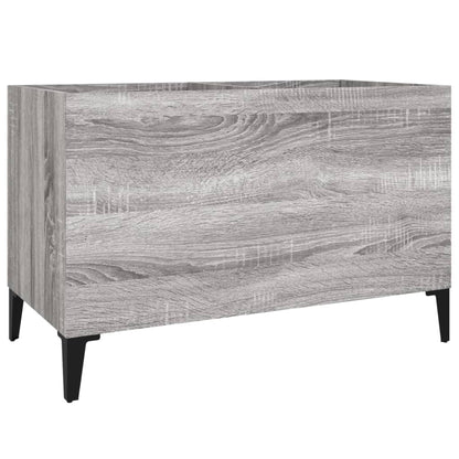 Mobile Porta Dischi Grigio Sonoma 74,5x38x48 Legno Multistrato