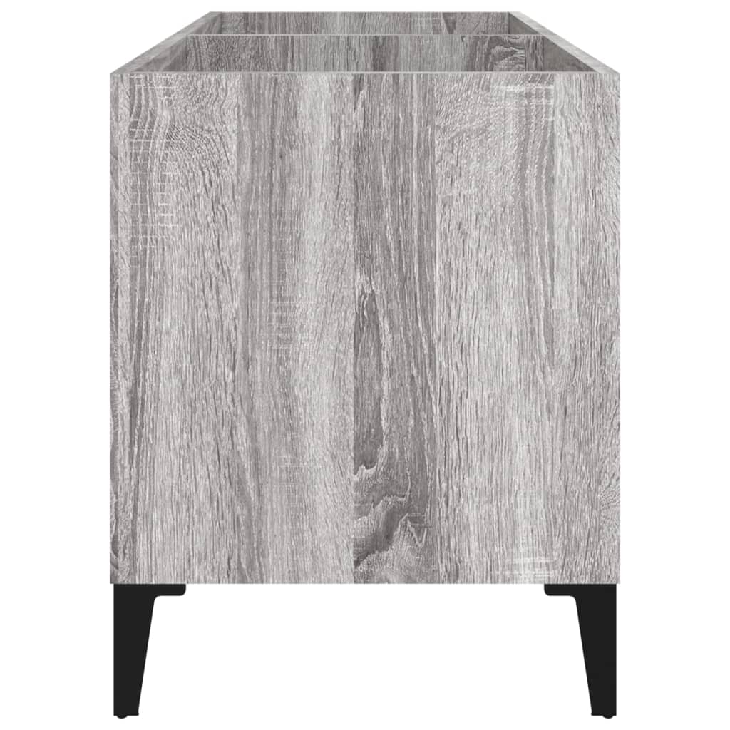 Mobile Porta Dischi Grigio Sonoma 74,5x38x48 Legno Multistrato - homemem39