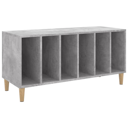 Mobile Porta Dischi Grigio Cemento 100x38x48 Legno Multistrato - homemem39