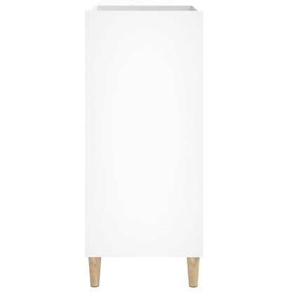 Mobile Porta Dischi Bianco 84,5x38x89 cm in Legno Multistrato - homemem39