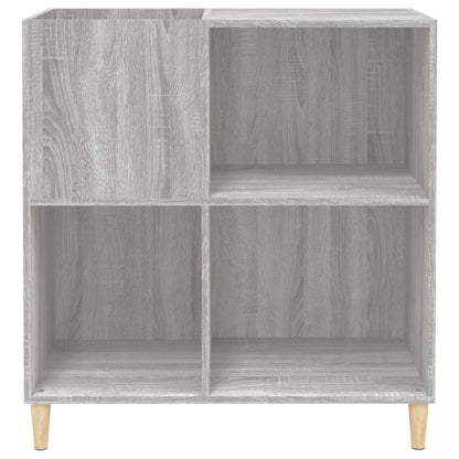 Mobile Porta Dischi Grigio Sonoma 84,5x38x89 Legno Multistrato - homemem39
