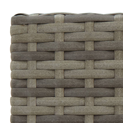Set da Bar da Giardino 9pz Grigio in Polyrattan | homemem39