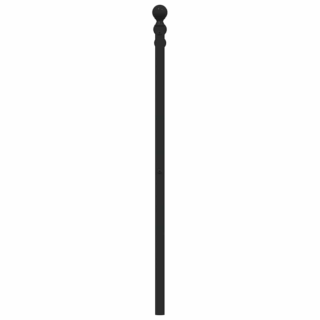 Testiera di Ricambio in Metallo Nero 140 cm | homemem39