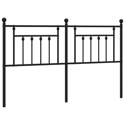 Testiera di Ricambio in Metallo Nero 180 cm | homemem39