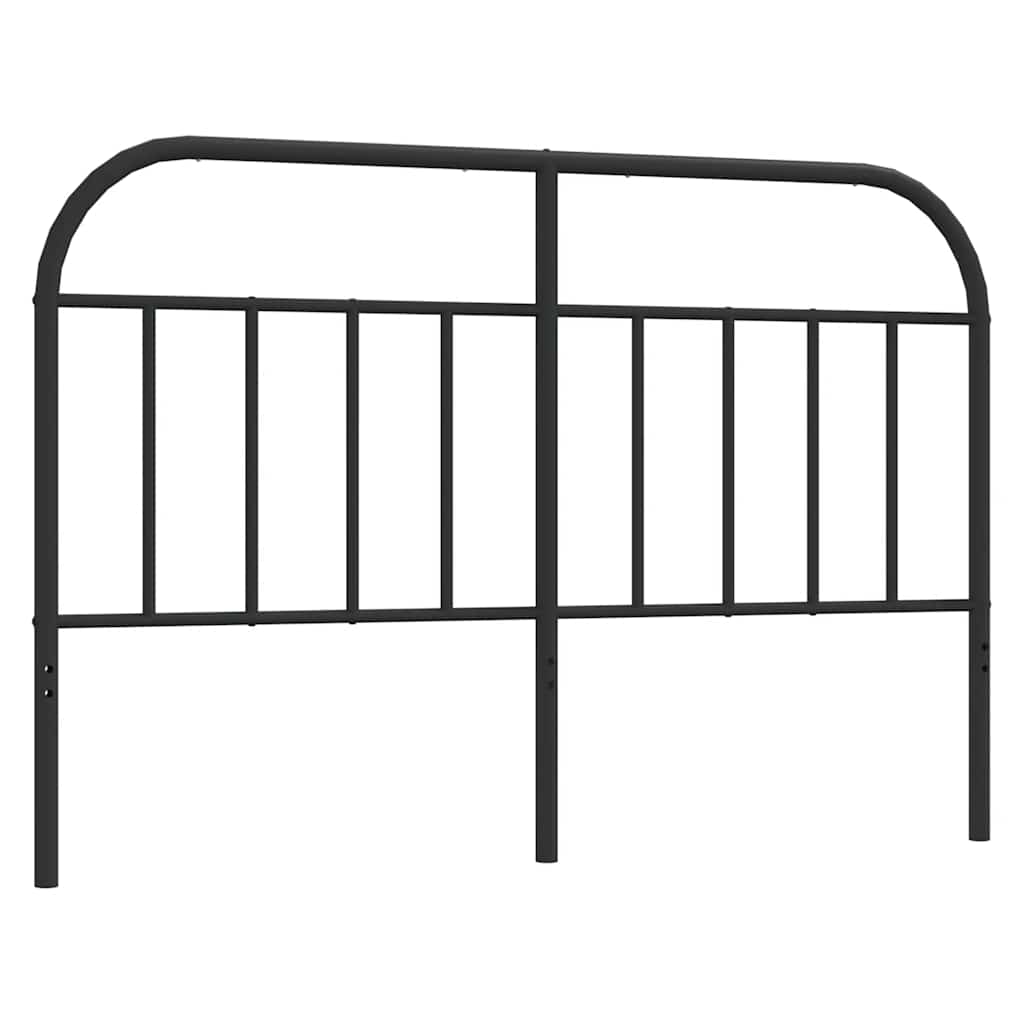 Testiera di Ricambio in Metallo Nero 140 cm | homemem39