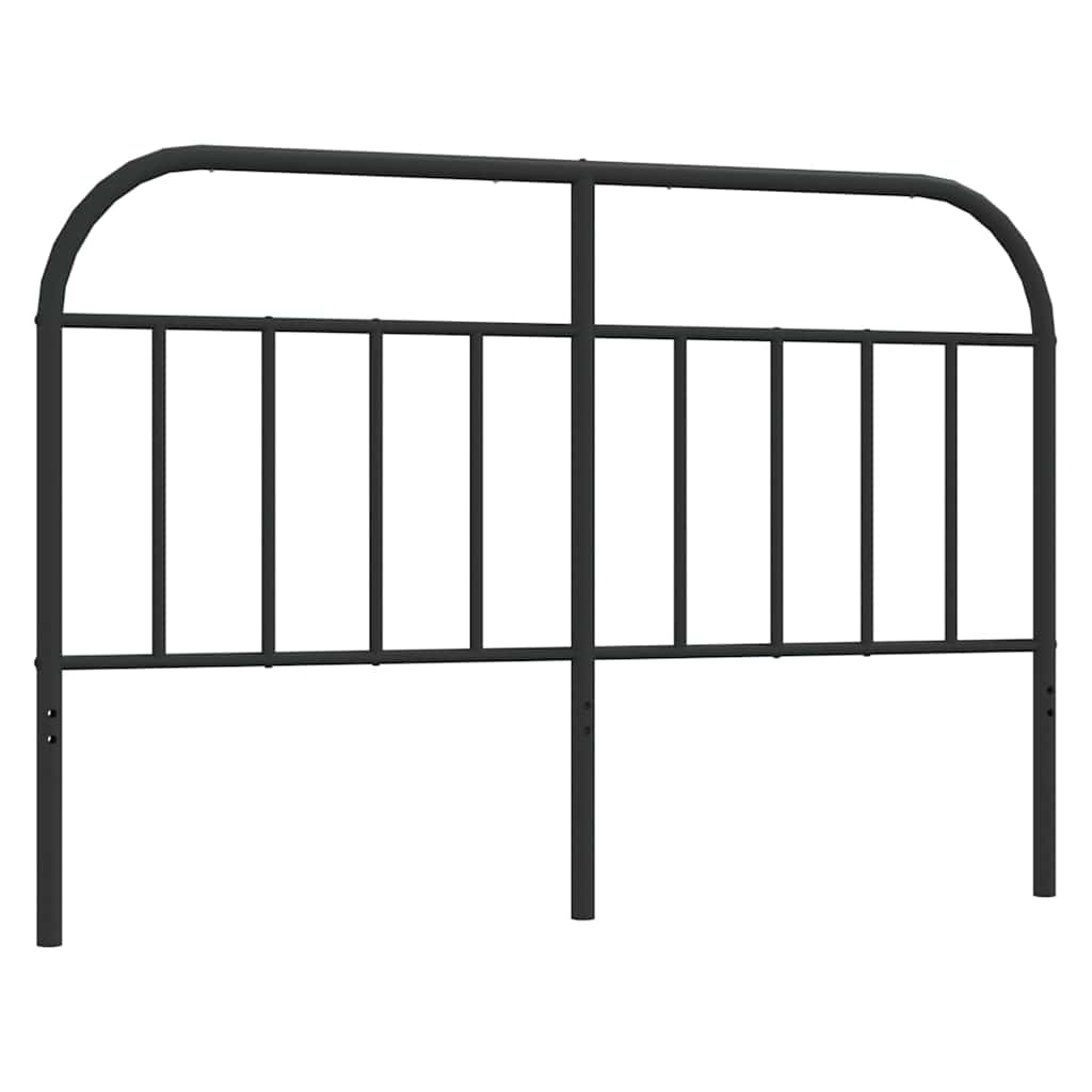 Testiera di Ricambio in Metallo Nero 150 cm | homemem39
