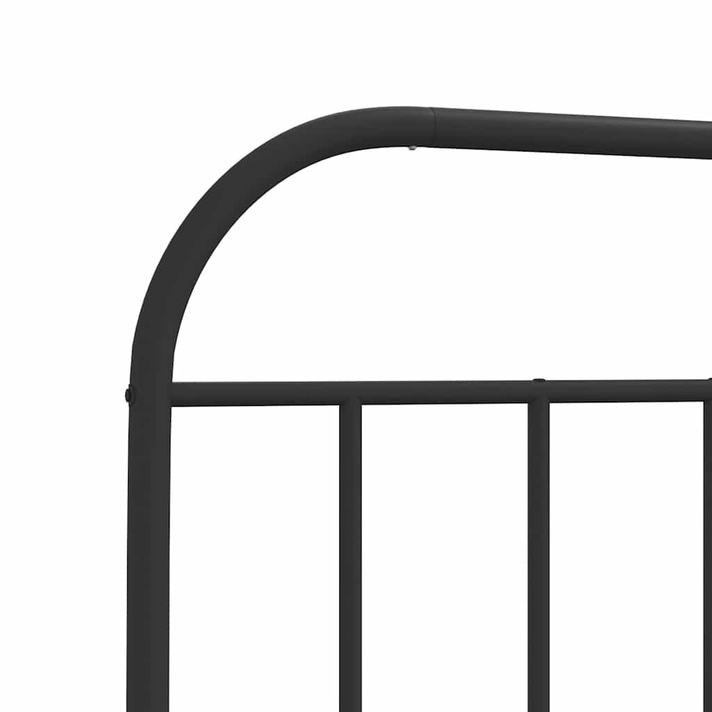 Testiera di Ricambio in Metallo Nero 150 cm | homemem39