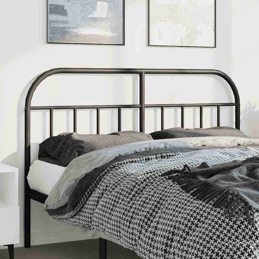 Testiera di Ricambio in Metallo Nero 150 cm | homemem39
