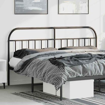 Testiera di Ricambio in Metallo Nero 180 cm | homemem39