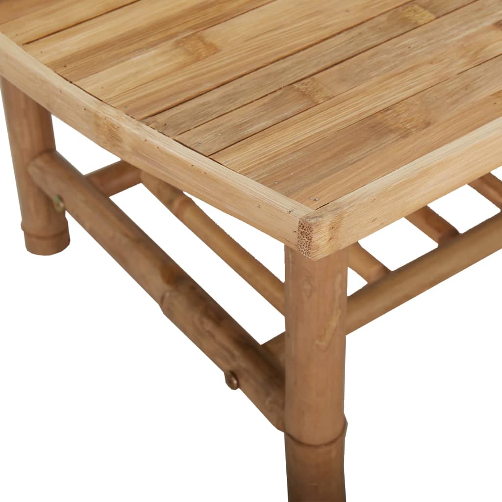 Set Salotto da Giardino 2pz con Cuscini Grigio Scuro Bambù | homemem39
