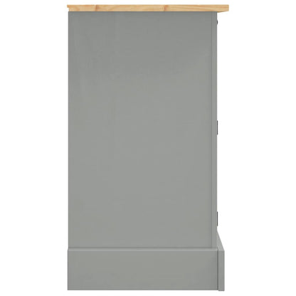 Credenza Corona Grigia 112x43x78 cm in Legno di Pino Messicano | homemem39