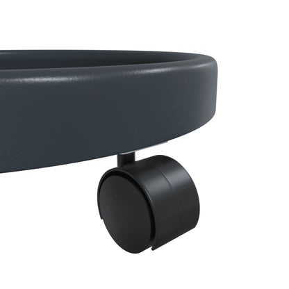 Carrelli per Piante con Ruote 2 pz Grigi Diametro 34 cm 35 kg