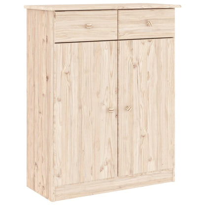 Credenza ALTA 77x35x188 cm in Legno Massello di Pino