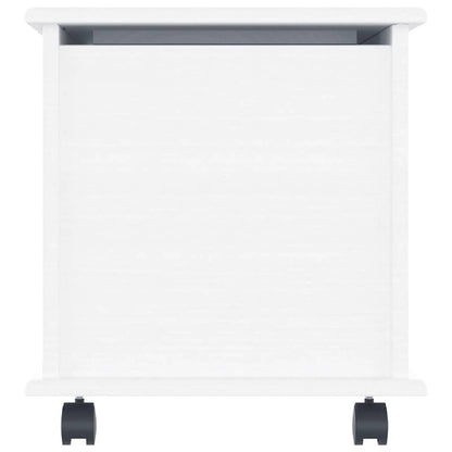 Cassapanca con Ruote ALTA Bianca 73x39,5x43 cm Massello di Pino - homemem39