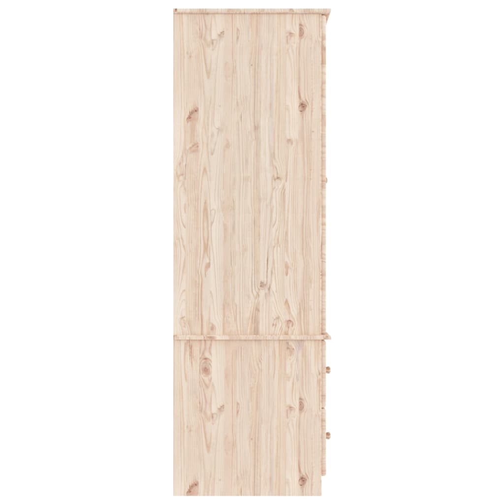 Armadio ALTA 90x55x170 cm in Legno Massello di Pino - homemem39