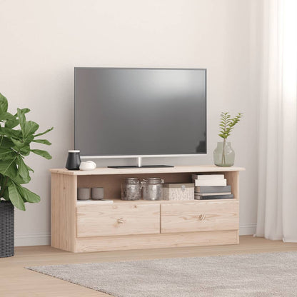 Mobile TV con Cassetti ALTA 100x35x41 cm Legno Massello di Pino