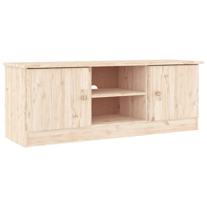 HIGH TV cabinet 112x35x41 cm in solid pine wood