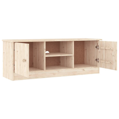 HIGH TV cabinet 112x35x41 cm in solid pine wood
