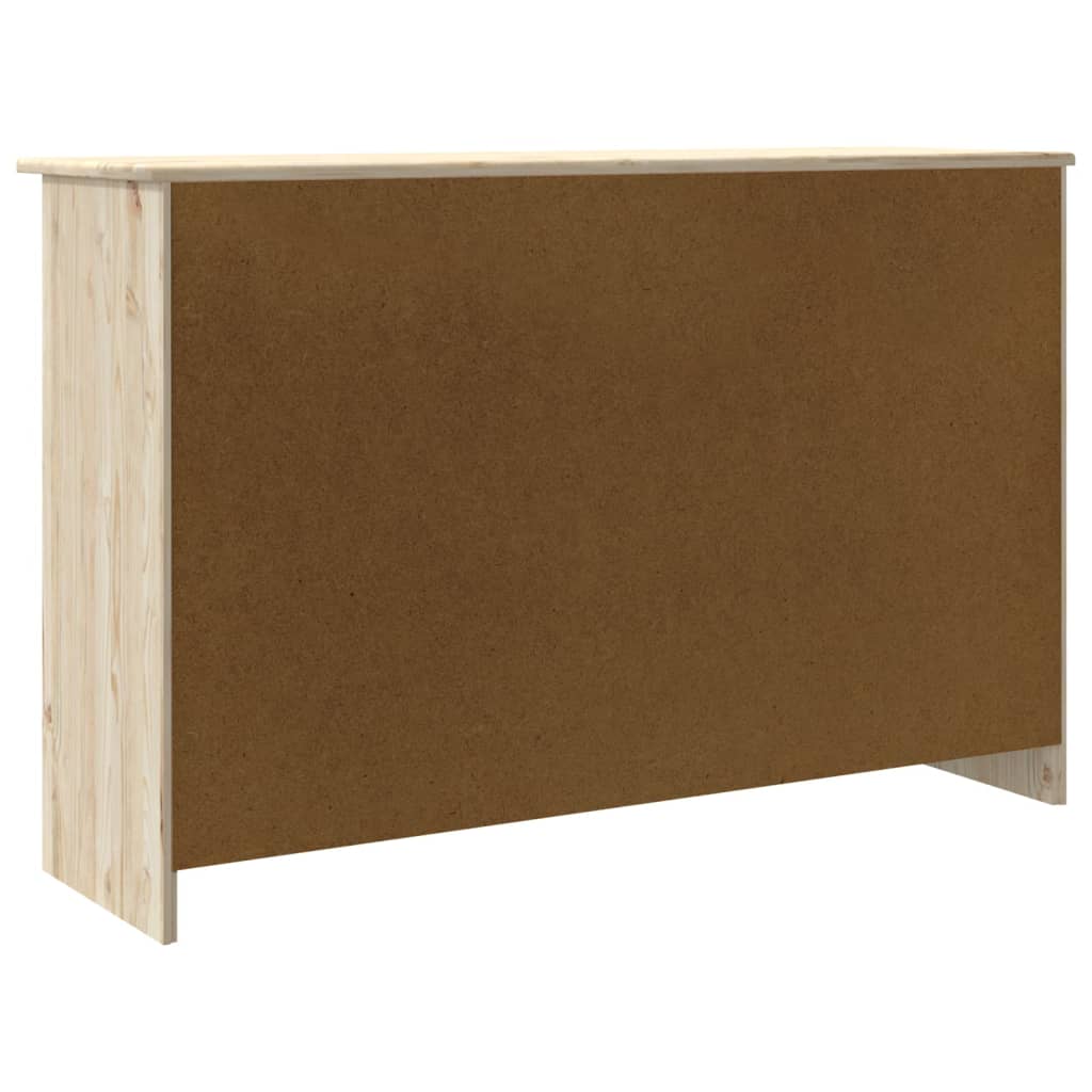 Credenza ALTA 112x35x73 cm in Legno Massello di Pino - homemem39