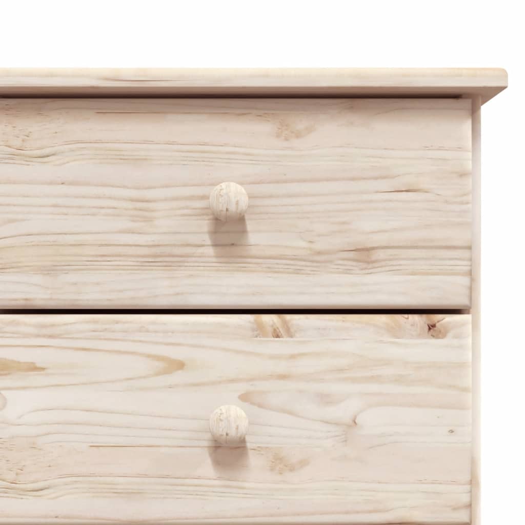 Credenza ALTA 112x35x73 cm in Legno Massello di Pino - homemem39