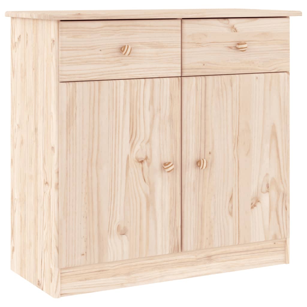 HIGH sideboard 77x35x73 cm in solid pine wood