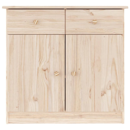 Credenza ALTA 77x35x73 cm in Legno Massello di Pino - homemem39