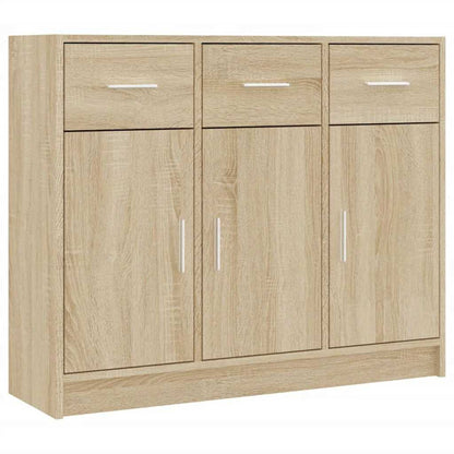 Credenza Rovere Sonoma 91x28x75 cm in Legno Multistrato | homemem39