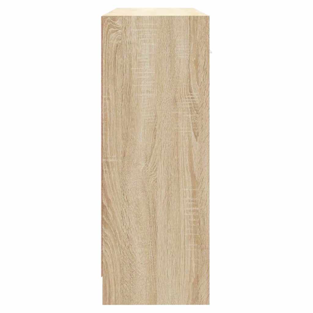 Credenza Rovere Sonoma 91x28x75 cm in Legno Multistrato
