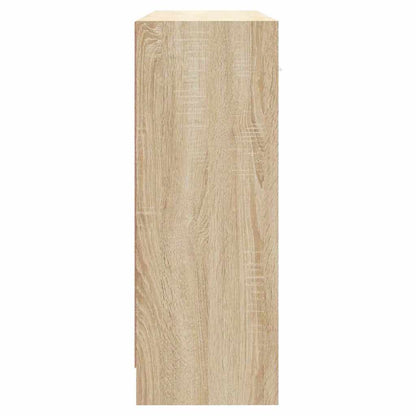 Credenza Rovere Sonoma 91x28x75 cm in Legno Multistrato