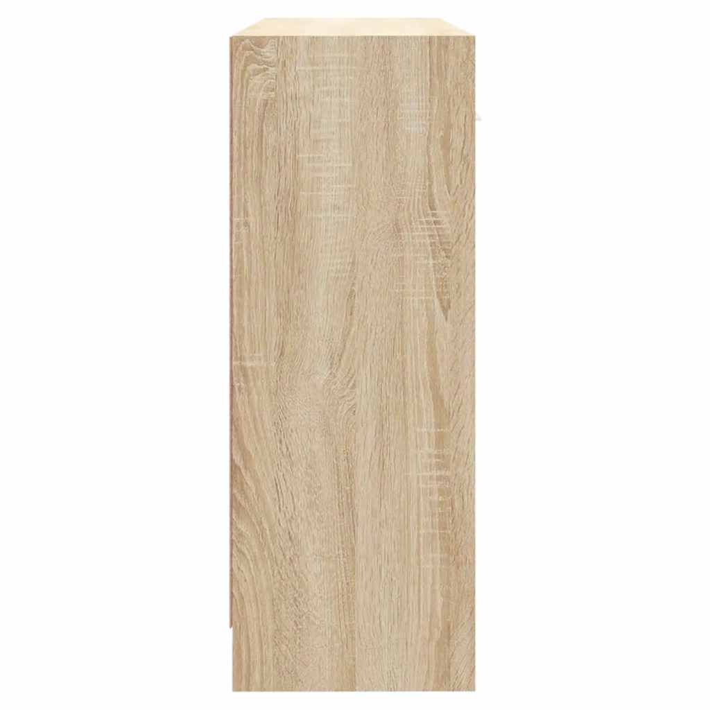 Credenza Rovere Sonoma 91x28x75 cm in Legno Multistrato
