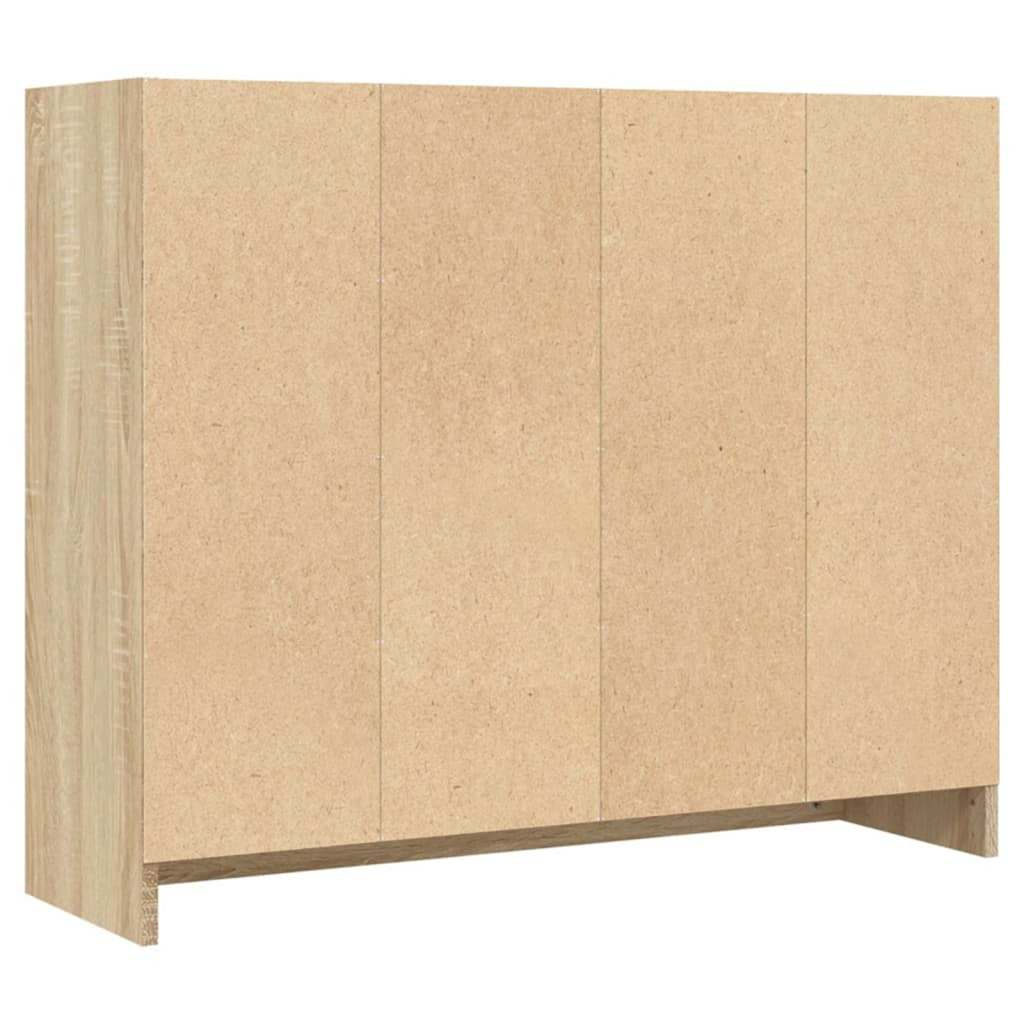 Credenza Rovere Sonoma 91x28x75 cm in Legno Multistrato | homemem39