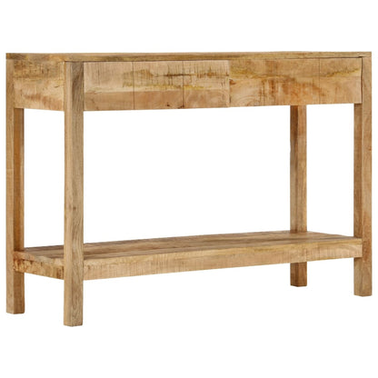 Tavolo Consolle con 2 Cassetti 110x35x75cm Legno Massello Mango