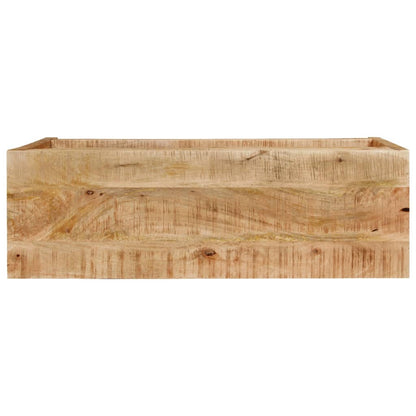 Tavolo Consolle con 2 Cassetti 110x35x75cm Legno Massello Mango