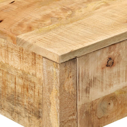 Tavolo Consolle con 2 Cassetti 110x35x75cm Legno Massello Mango