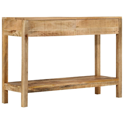 Tavolo Consolle con 2 Cassetti 110x35x75cm Legno Massello Mango