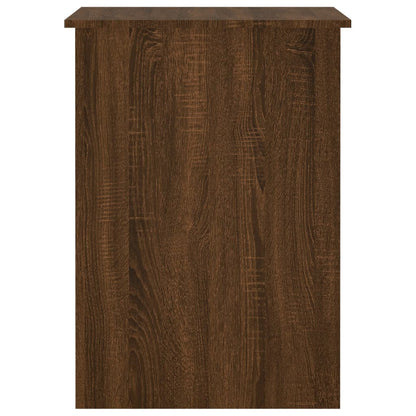Scrivania Rovere Marrone 100x55x75 cm in Legno Multistrato - homemem39