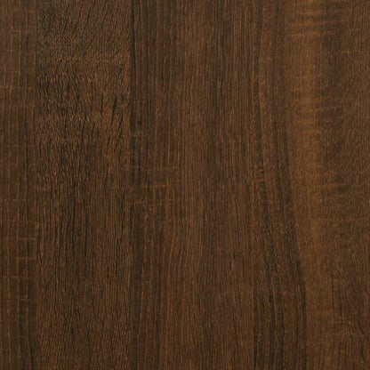 Scrivania Rovere Marrone 100x55x75 cm in Legno Multistrato