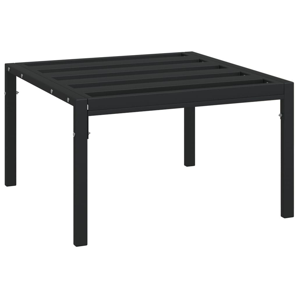 Set Salotto da Giardino 6pz con Cuscini Grigi in Acciaio | homemem39