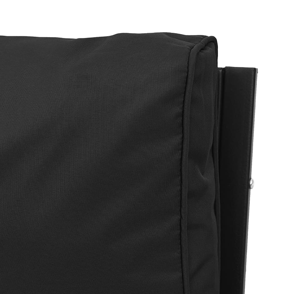 Set Salotto da Giardino 5pz con Cuscini Grigi in Acciaio | homemem39